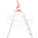 نردبان خانگی آلومینیومی 5 پله دو تکه زمرد برند فرازپله