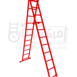 نردبان مخابراتی آهنی 6 متری 23 پله 2 تکه مدل پارس برند ماندگار