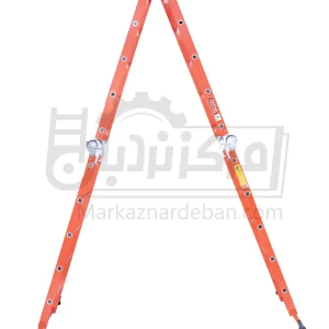 نردبان مخابراتی آلومینیومی 6 متری 20 پله مفصلی 4 تکه چندکاره قفلدار| فراز پله