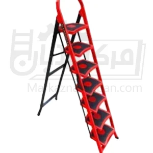 نردبان خانگی آهنی ۷ پله ماندگار مدل سما