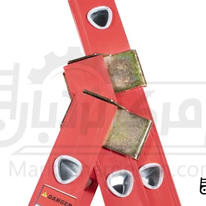 نردبان مخابراتی آلومینیوم (پله مثلث) اورست 9 متری 34 پله 3 تکه برند فرازپله