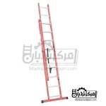 نردبان مخابراتی آلومینیوم (پله مثلث) اورست 5 متری 19 پله 2 تکه برند فرازپله