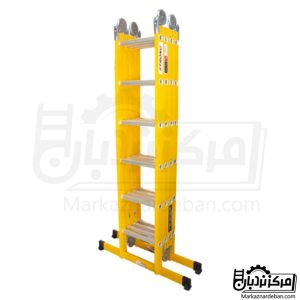 خرید نردبان استرانگ مفصلی تاشو 7.20 متر 4تکه 24 پله