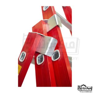 نردبان مخابراتی 9 متری دو تکه 34 پله آلومینیوم پرشین