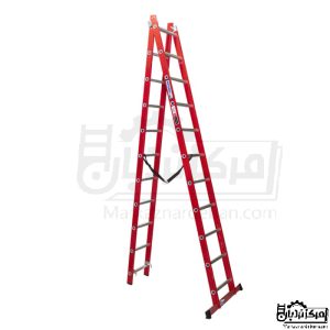 خرید نردبان مخابراتی ۶ متری دو تکه ۲۳ پله آلومینیوم پرشین