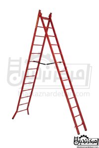 نردبان مخابراتی دو تکه فزاینده در حالت هشتی سفارشی سنگین 7 متری 26 پله
